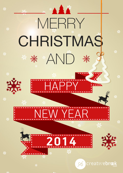 С Новым 2014 годом и Рождеством!